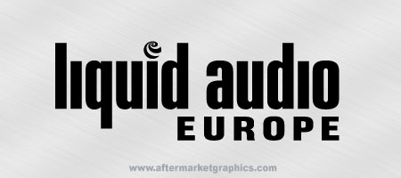 Liquid Audio Decals - Pair (2 pieces)